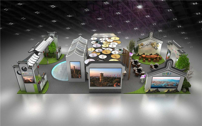 云浮展覽會設計效果圖片素材高清大圖